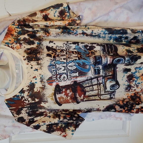 New just a small town girl sublimation shirt - Picture 2 of 4